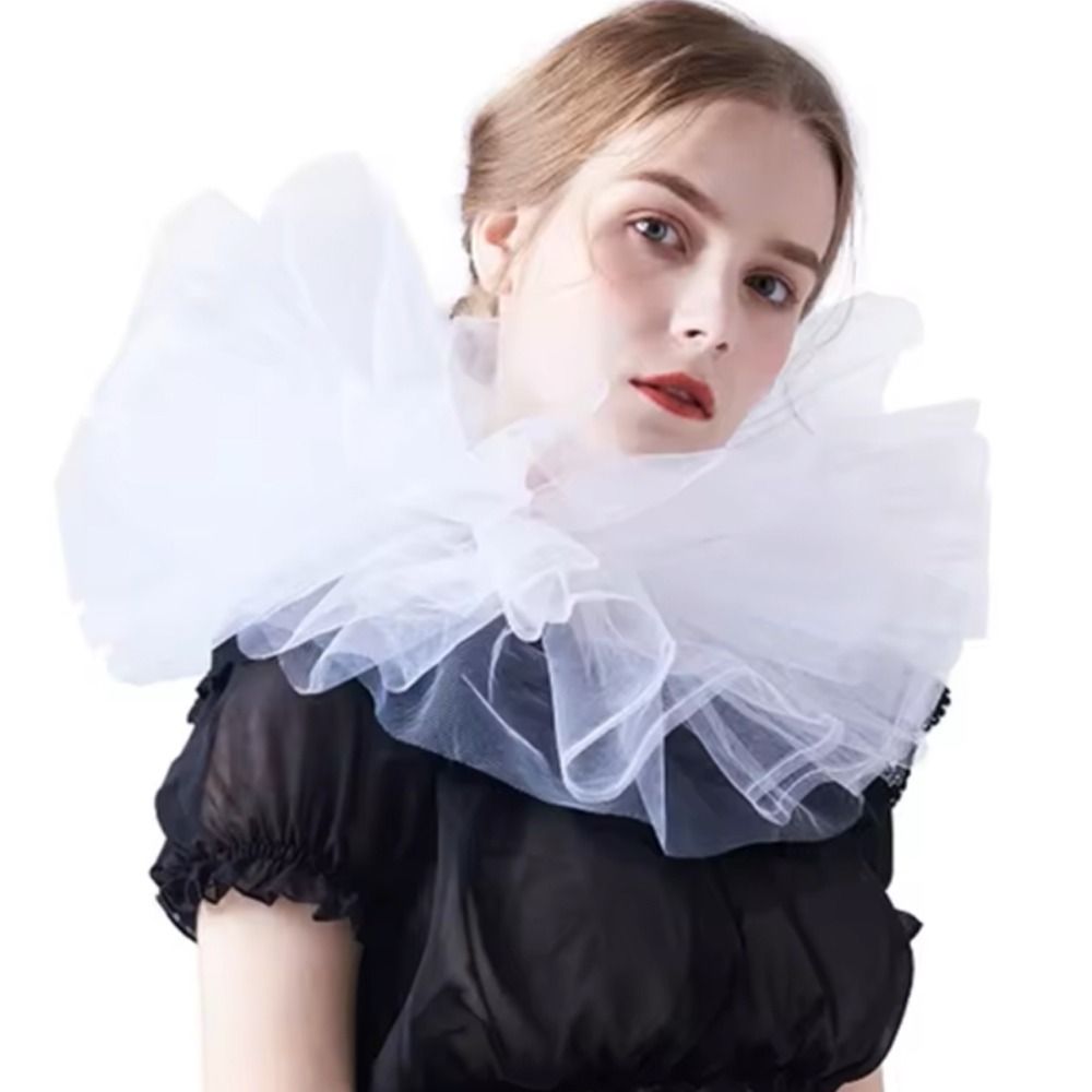 Men'S Victorian Accessories - Modny wiktoriański sztuczny kołnierzyk odpinany klasyczny