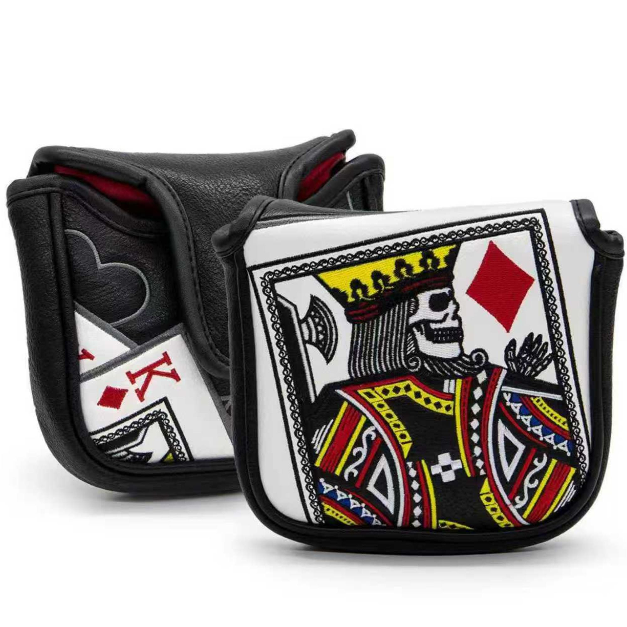 Men Accessories Usa - Putter z haftem Króla Kierów, z