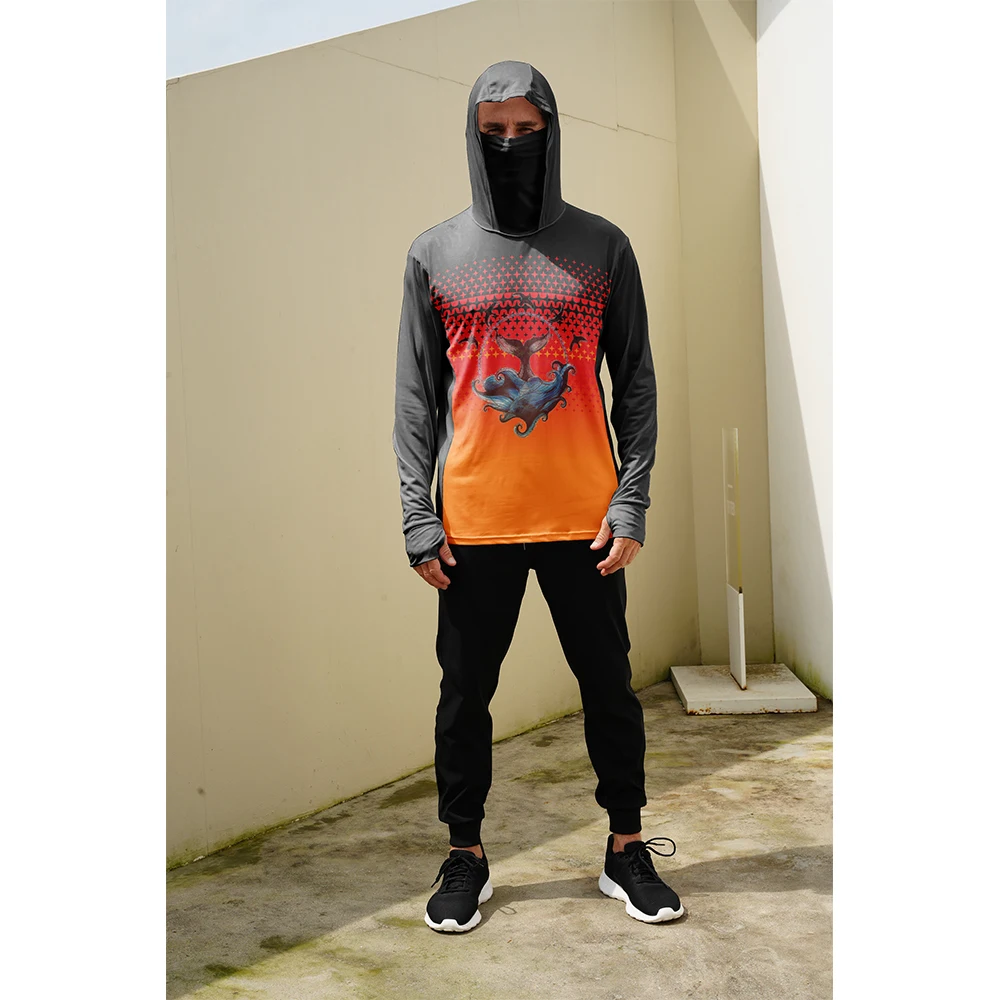 Men'S Accessories Clothing - Męskie koszulki wędkarskie z ochroną przeciwsłoneczną,