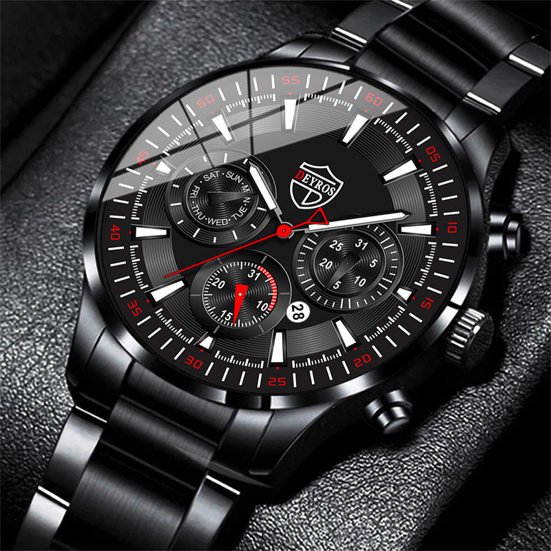 Men Accessories For Wrist - Modny zestaw zegarków męskich Luksusowy męski