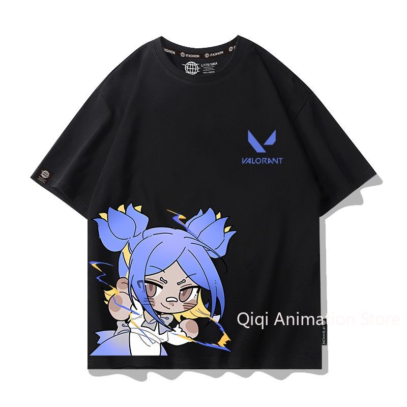 Men'S Accessories Clothing - Koszulka VALORANT Anime Jett Omen Clove