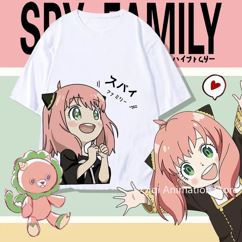 Men'S Accessories Clothing - Koszulka z krótkim rękawem SPY×FAMILY Anime