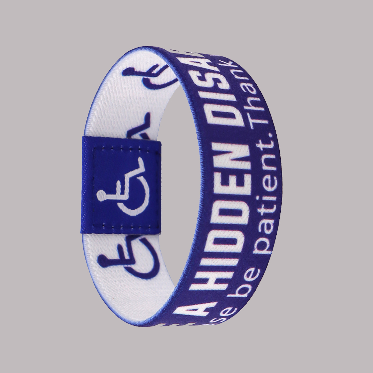 Men Accessories Ring And Bracelet - Bransoletka świadomości dla osób niepełnosprawnych dla