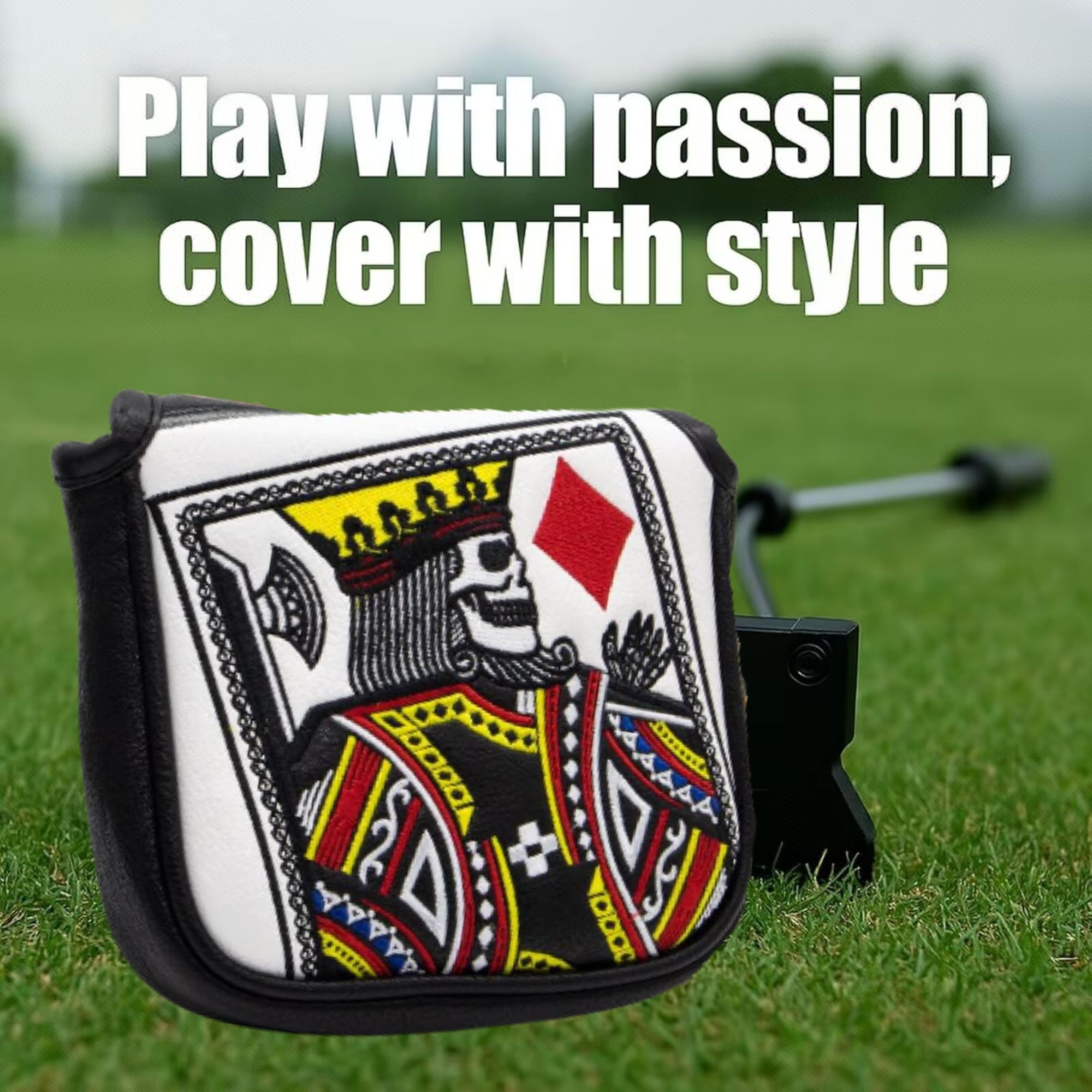 Putter z haftem Króla Kierów,  – Men Accessories Usa recenzja i cena