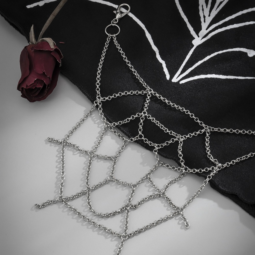 Gotycki Punk Srebrny Łańcuszek – Men'S Accessories Clothing recenzja i cena