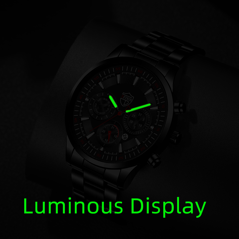 Modny zestaw zegarków męskich  – Men Accessories For Wrist recenzja i cena