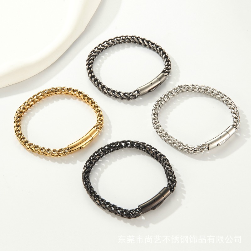 Męska bransoletka z tytanu, ek – Men Accessories Ring And Bracelet recenzja i cena