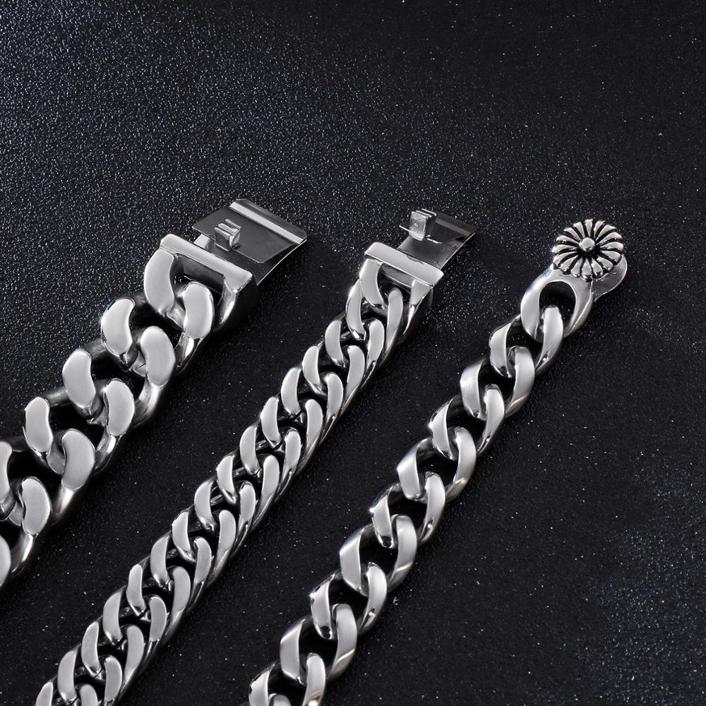 KALEN 22cm bransoletka z łańcu – Men Accessories Ring And Bracelet recenzja i cena