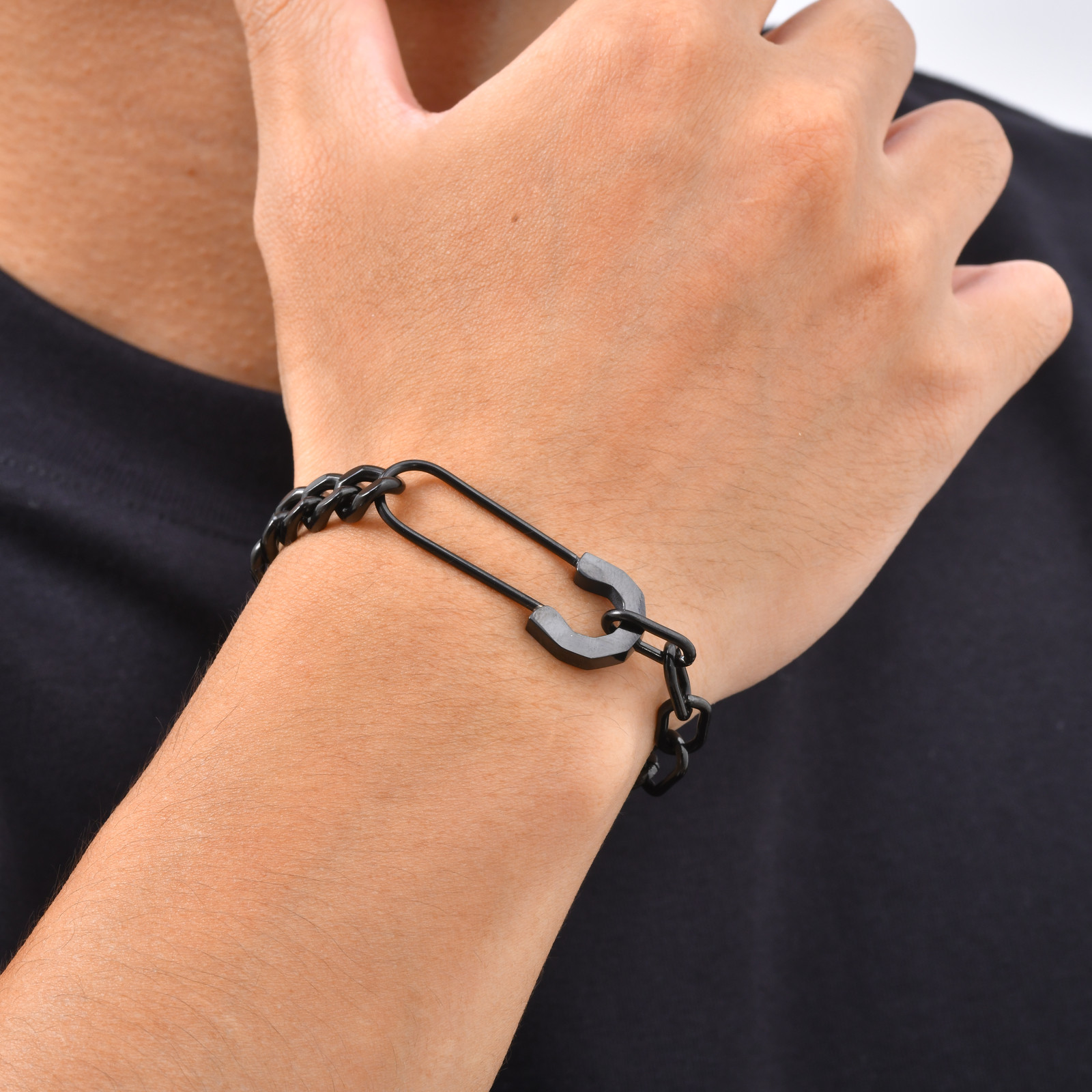Bransoletka męska Vnox z ogniw – Men Accessories Ring And Bracelet recenzja i cena